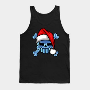 A very Electro skully Christmas Tank Top